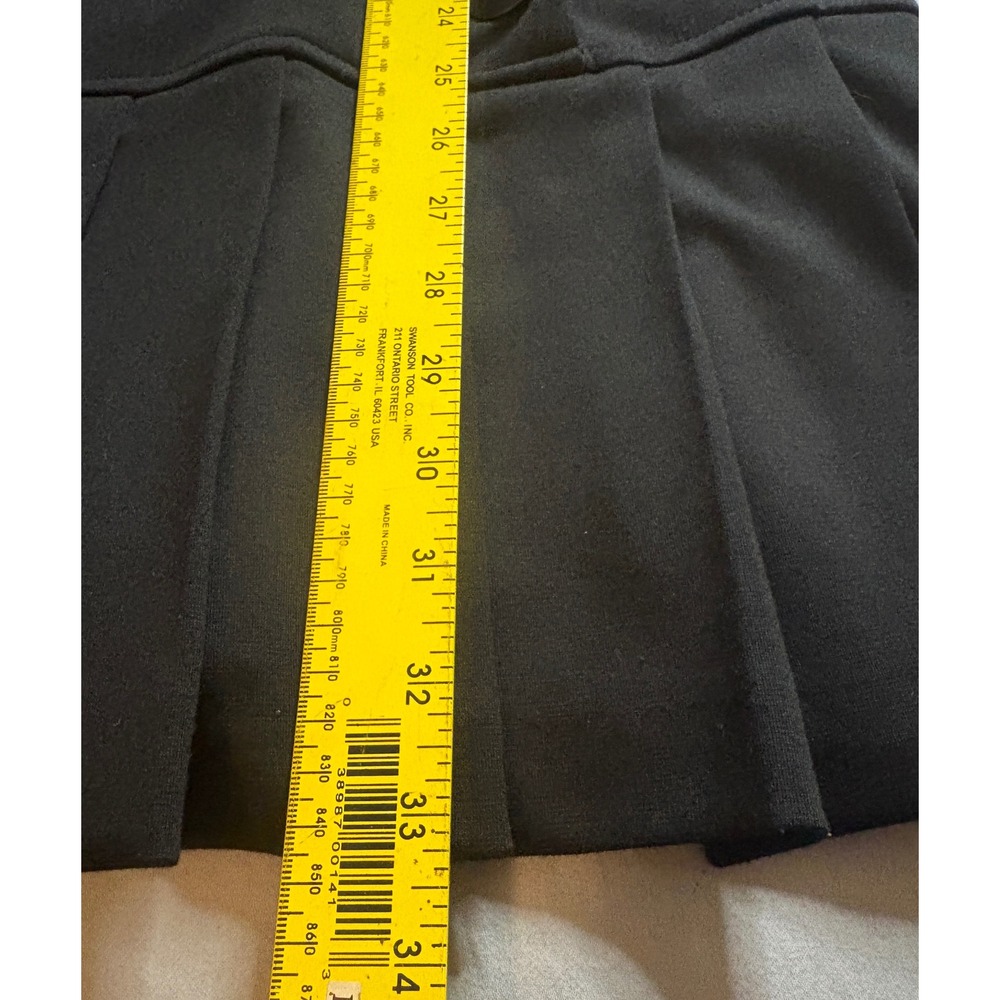 Catherine Malandrino Black Side Button Pleated Dr… - image 7